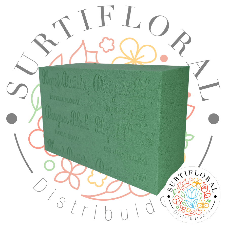 Bloque verde de espuma floral Diseñador